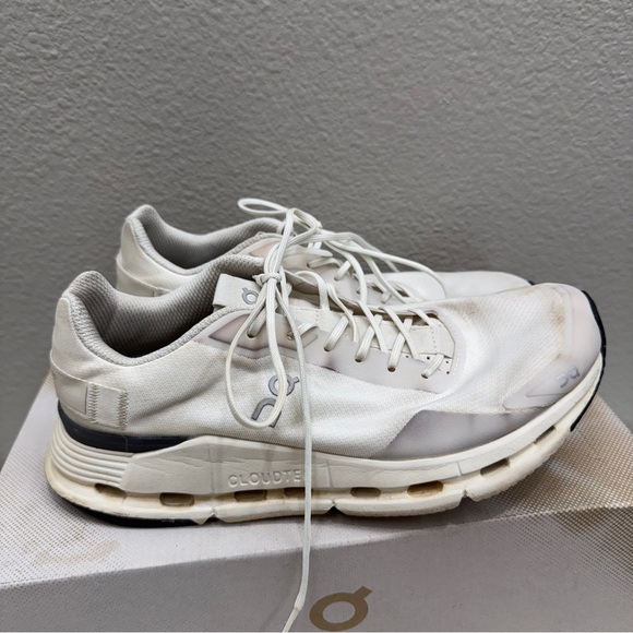 On Running Womens Size 8 Sneakers Cloudnova Form White Athletic Shoes - Picture 4 of 11